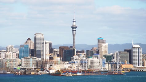 Auckland, New Zealand - the largest and most populous urban area in the country